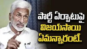 రాజకీయ పార్టీ ఏర్పాటుపై విజయసాయి కీలక ప్రకటన