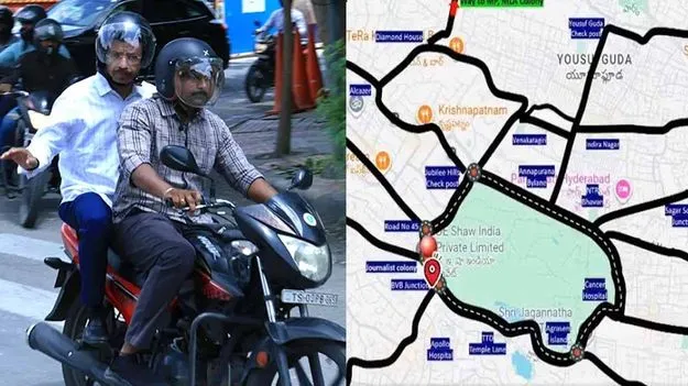 వన్‌ వేపై సర్‌ప్రైజ్‌ చెక్‌.. సామాన్యుడిలా బైక్‌పై కేబీఆర్‌కు సీపీ సజ్జనార్
