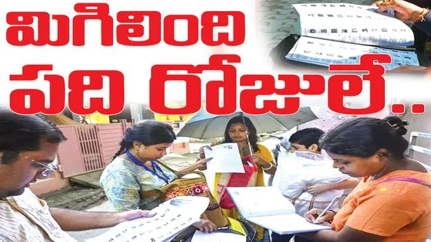 మిగిలింది పది రోజులే..