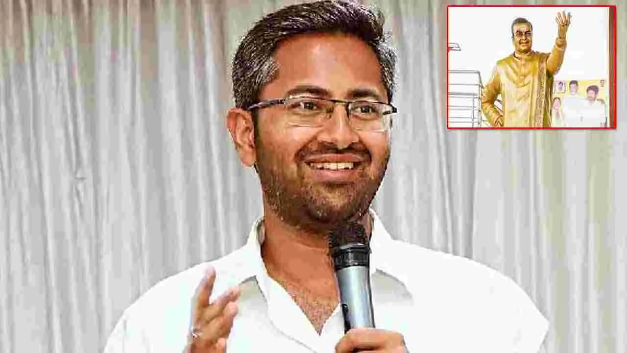 విశాఖలో ఘనంగా ఎన్టీఆర్ జయంతి వేడుకలు.. ఎంపీ శ్రీభరత్ నివాళులు