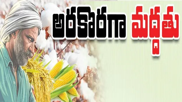 అరకొరగా ‘మద్దతు’