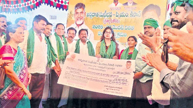 రైతుల ఖాతాల్లోకి రూ. 126.06 కోట్లు