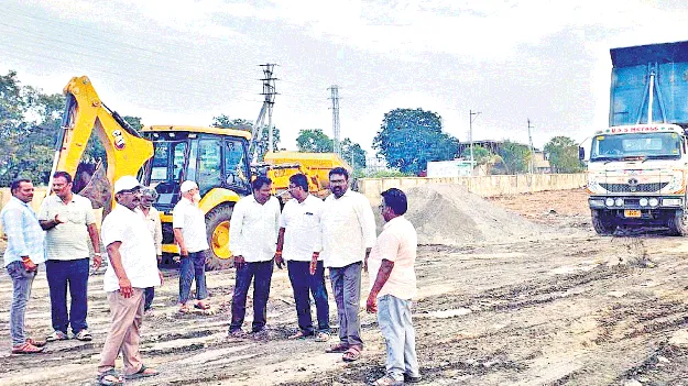 నేడు టీడీపీ కార్యాలయానికి భూమిపూజ