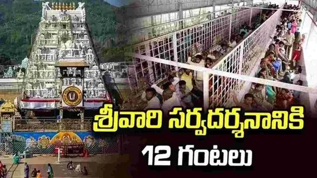శ్రీవారి సర్వదర్శనానికి 12 గంటలు..
