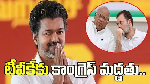 విజయ్‌ టీవీకేకు మద్దతు..  కాంగ్రెస్ కీలక నిర్ణయం