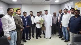 దుబాయి వ్యాపారవేత్తకు తెలంగాణ ప్రభుత్వం తరఫున చొప్పదండి ఎమ్మెల్యే కృతజ్ఞతలు