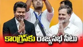 కాంగ్రెస్‌కు రాజ్యసభ సీటు కేటాయించిన విజయ్ టీవీకే