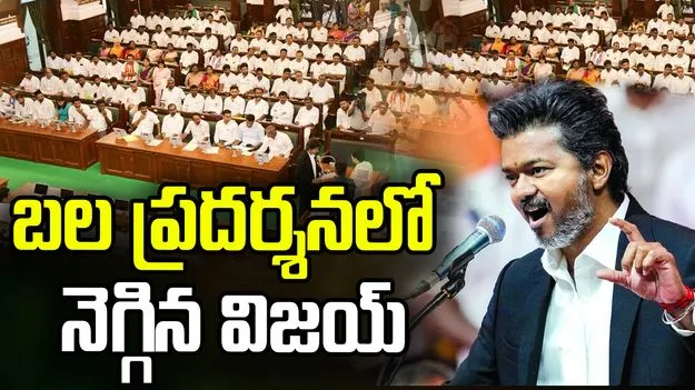 బలపరీక్షలో నెగ్గిన తమిళనాడు సీఎం విజయ్