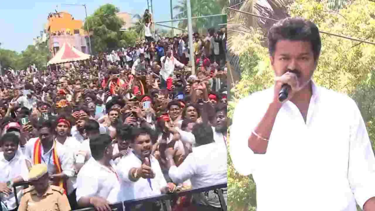 TVK పార్టీ అధ్యక్షుడు, నటుడు విజయ్‌పై కేసు నమోదు