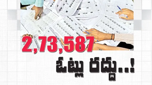 2,73,587 ఓట్లు రద్దు..! 