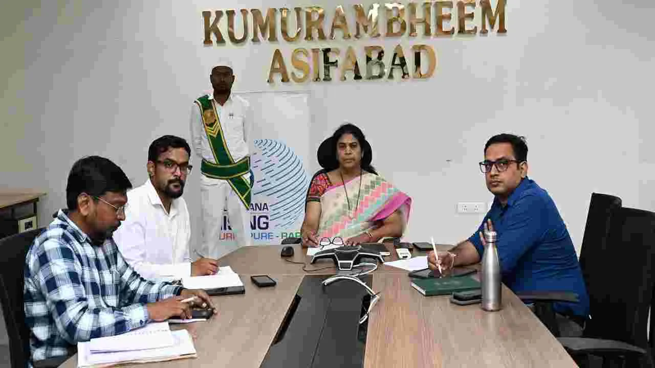kumaram bheem asifabad- ధాన్యం కొనుగోళ్లకు ఏర్పాట్లు చేయాలి