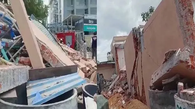 భవన నిర్మాణంలో ప్రమాదం