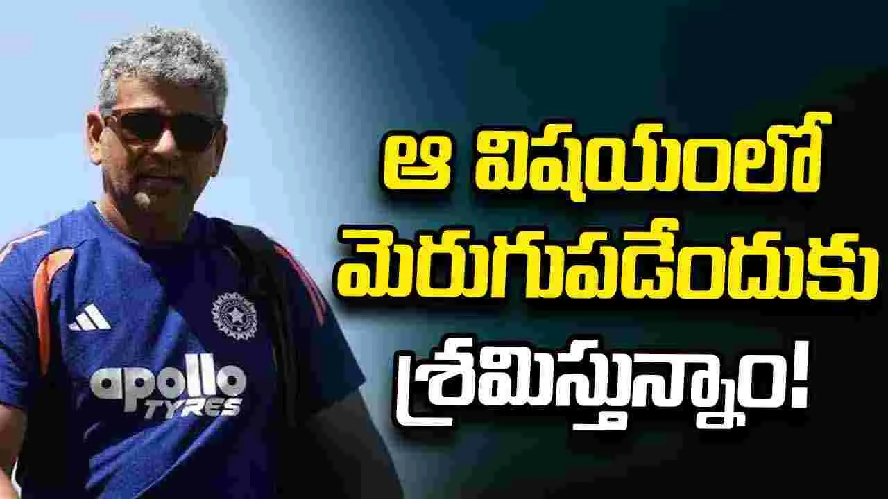 ఫీల్డింగ్‌పై ఆందోళన లేదు.. మెరుగుపడేందుకు శ్రమిస్తున్నాం: అమోల్ మజుందార్