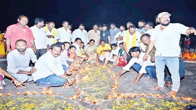 పోలవరం ప్రాజెక్టు వద్ద ప్రఽధాని జన్మదిన వేడుకలు 