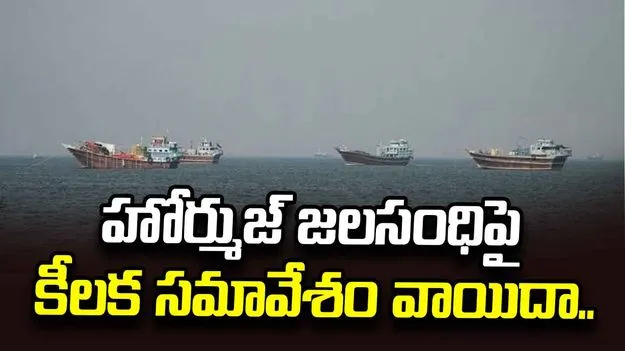 హోర్ముజ్ జలసంధిపై కీలక సమావేశం వాయిదా..