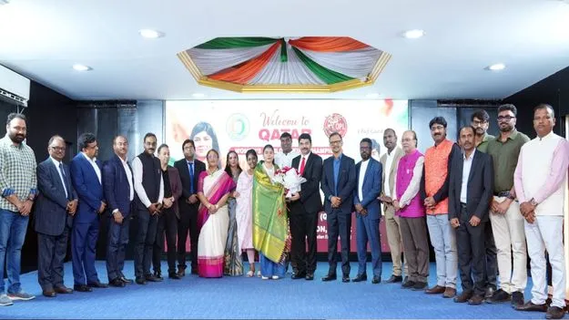 బాక్సింగ్ రాణి నిఖత్ జరీన్‌కు ఖతర్‌లో  సన్మానం