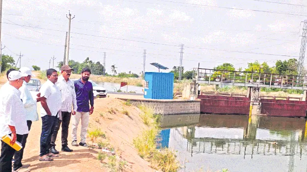 మంచినీటి చెరువులకు ముమ్మరంగా సాగర్‌ జలాలు