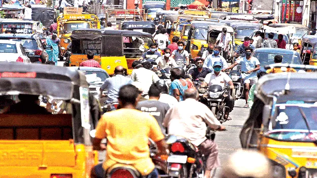 Vizianagaram in traffic ట్రాఫిక్‌లో విజయనగరం