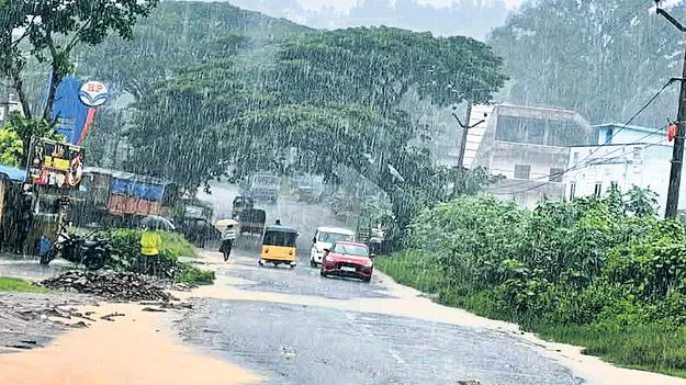దంచికొట్టిన వాన