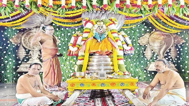 నేత్రపర్వం.. శ్రీవారికి ఎదుర్కోలు ఉత్సవం