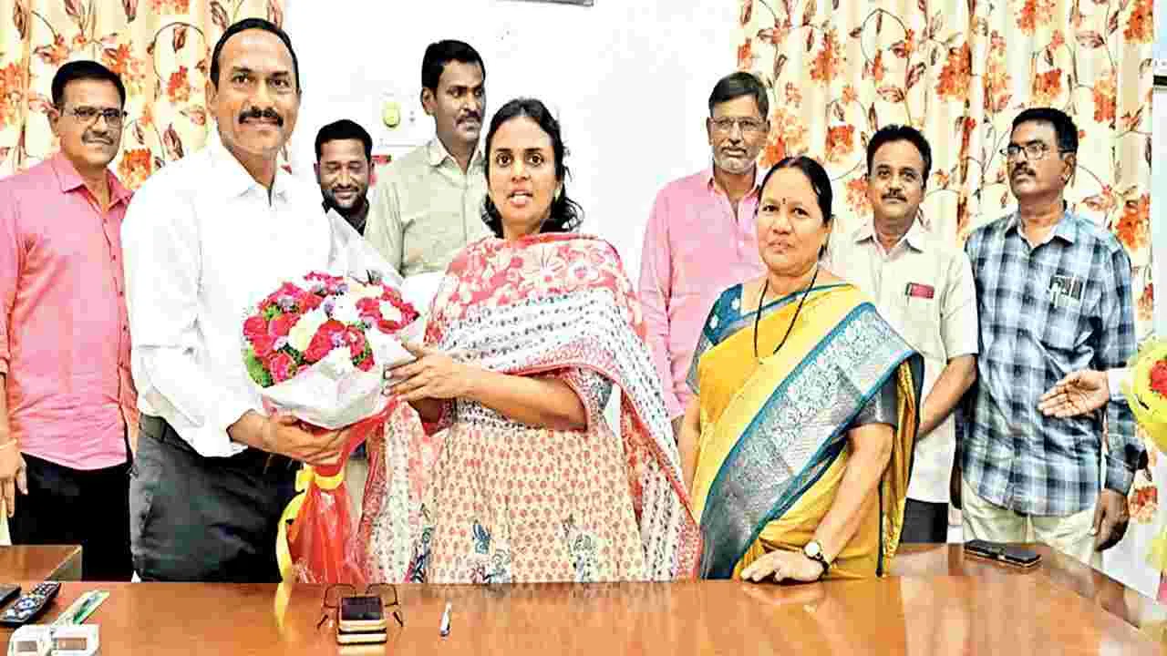 ప్రత్యేకాధికారిగా కలెక్టర్‌ బాధ్యతల స్వీకరణ