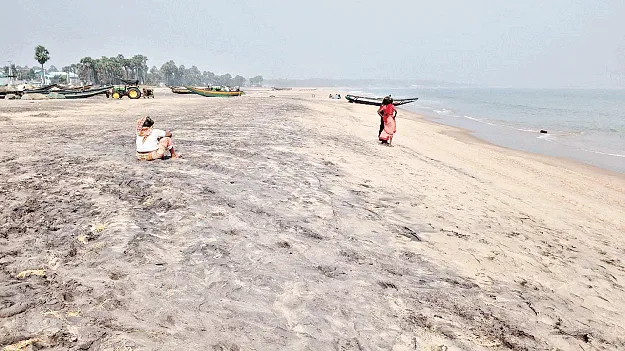 beach dull తీరం.. ఆహ్లాదానికి దూరం