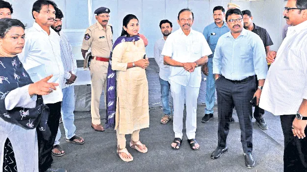 ఒంగోలు ఉత్సవ ఏర్పాట్ల పరిశీలన