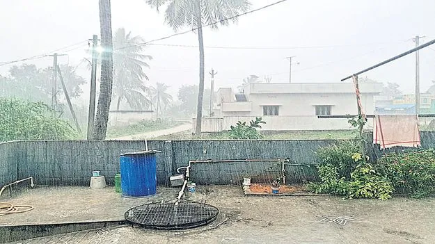 కొయ్యూరు, చింతపల్లిల్లో భారీ వర్షం