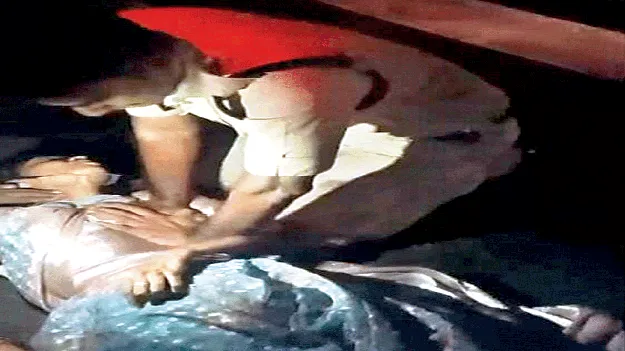 ద్విచక్రవాహనం బోల్తా