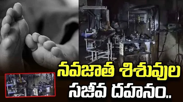 ఘోర అగ్నిప్రమాదం.. ముగ్గురు నవజాత శిశువుల సజీవ దహనం..