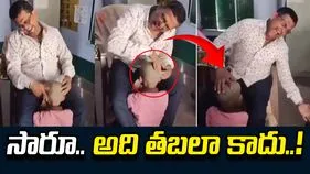 విద్యార్థి గుండుపై తబలా వాయించిన ఉపాధ్యాయుడు.. చివరికి ఏమైందంటే..