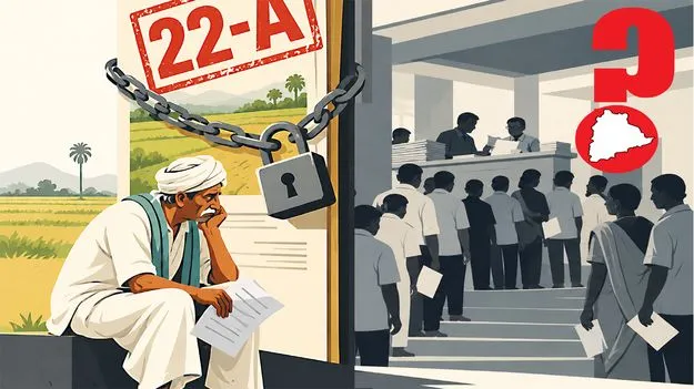 తెలంగాణలో ‘22ఏ’ భూ బాధితుల వ్యథ