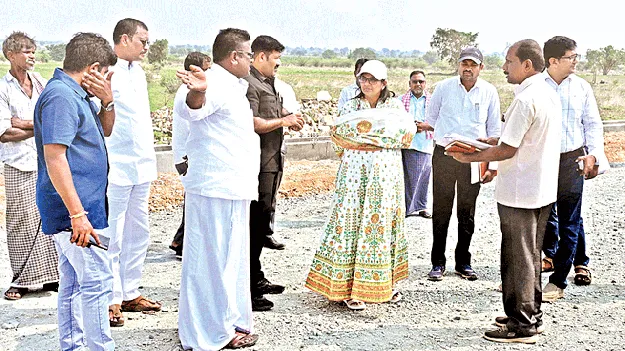 డ్రోన సిటీ పనులను త్వరగా పూర్తి చేయండి 