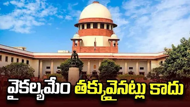 ఉద్యోగం ఉన్నంత మాత్రాన వైకల్యం తక్కువైనట్లు కాదు