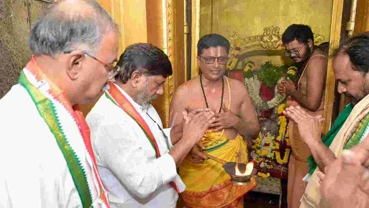 అద్భుత వేంకటేశ్వరస్వామిని దర్శించుకున్న భట్టి విక్రమార్క