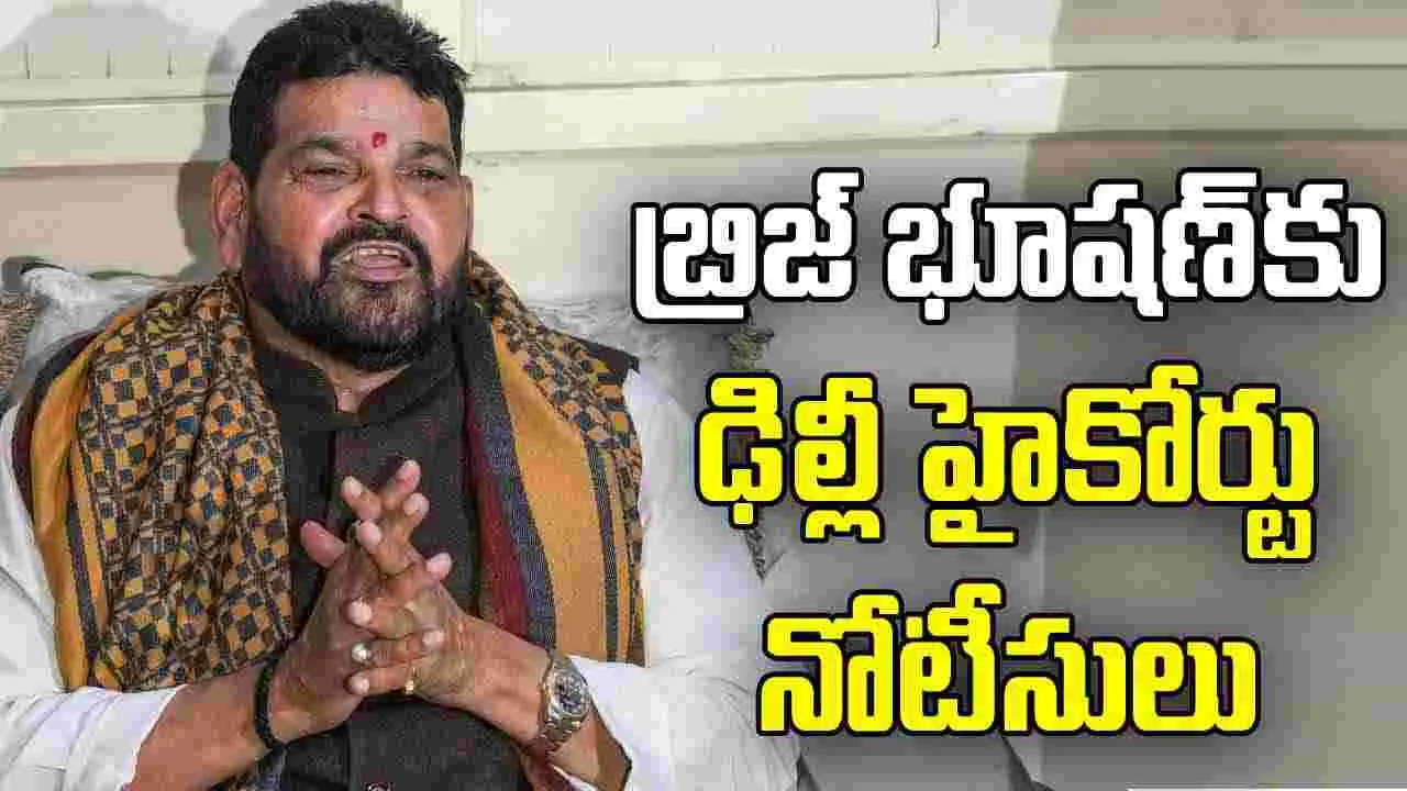 ఢిల్లీ హైకోర్టుకు మహిళా రెజ్లర్లు.. బ్రిజ్‌భూషణ్‌కు నోటీసులు జారీ