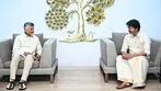 ఉండవల్లిలో సీఎం చంద్రబాబుతో తమిళనాడు సీఎం విజయ్ భేటీ