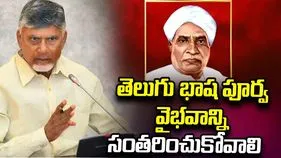 తెలుగు భాషకు గిడుగు రామమూర్తి చేసిన కృషి మరువలేనిది: సీఎం చంద్రబాబు
