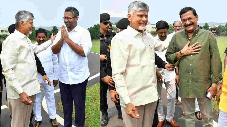 విశాఖపట్నంలో ఇళ్ల పట్టాలు పంపిణీ చేసిన సీఎం చంద్రబాబు