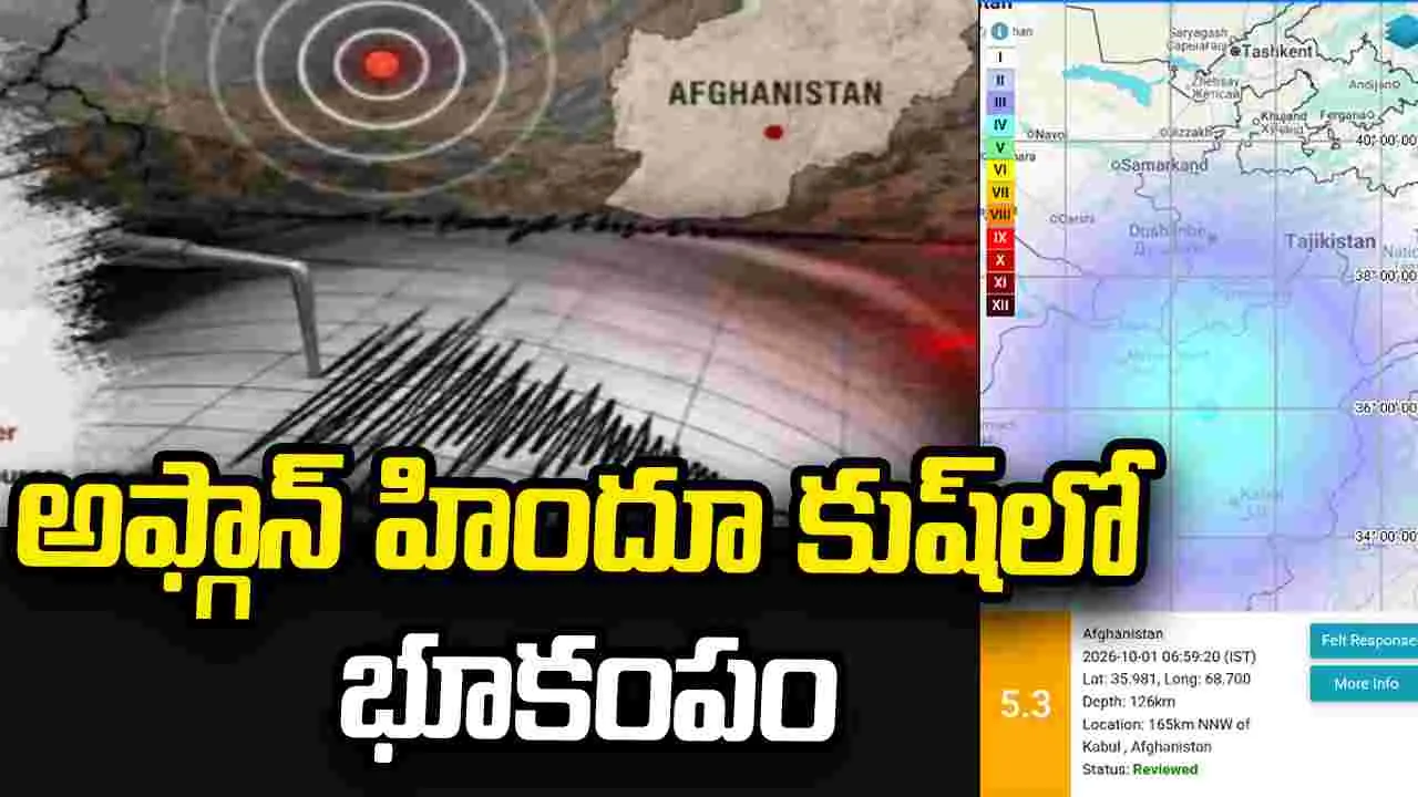 అఫ్గాన్‌లో భూప్రకంపనలు.. రిక్టర్ స్కేల్‌పై 5.3 తీవ్రతగా నమోదు – general