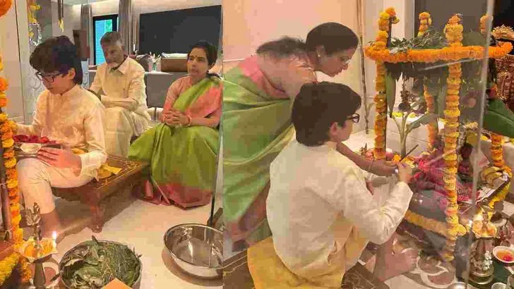 వినాయక చవితి సందర్భంగా కుటుంబ సభ్యులతో కలిసి చంద్రబాబు ప్రత్యేక పూజలు
