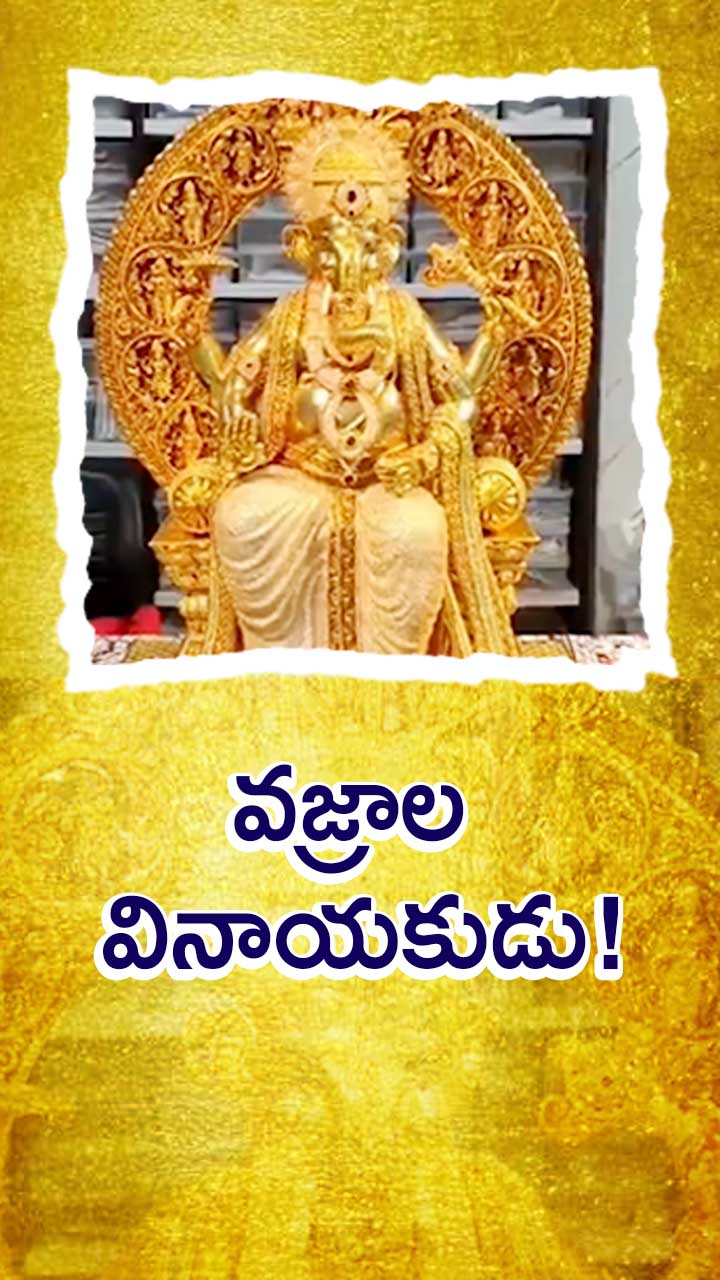 24 క్యారెట్ల బంగారం, వజ్రాల వినాయకుడు!