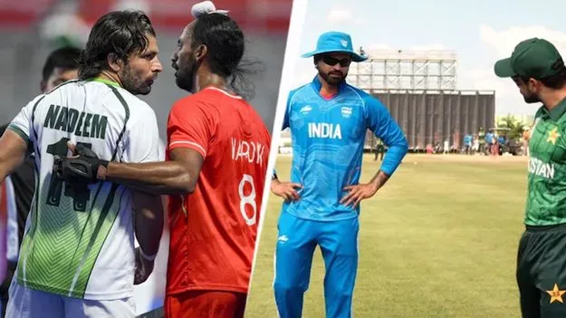 పాక్‌తో మ్యాచ్‌లో హ్యాండ్‌షేక్‌కు దూరంగా భారత్‌.. ఎందుకిలా.?