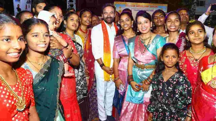 హైదరాబాద్‌లో సద్దుల బతుకమ్మ వేడుకల్లో పాల్గొన్న కేంద్రమంత్రి కిషన్‌రెడ్డి