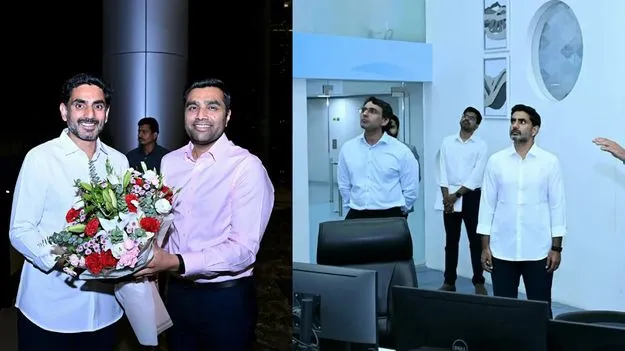 అదానీ గ్రూప్ ఎనర్జీ మానిటరింగ్ సెంటర్‌ను సందర్శించిన మంత్రి లోకేశ్