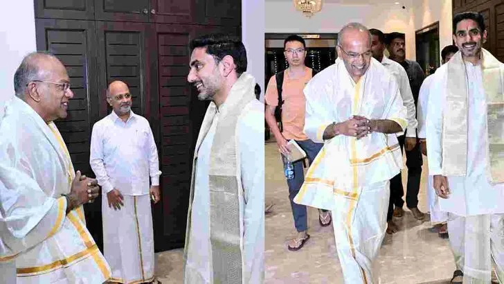 శ్రీవారిని దర్శించుకున్న ఏపీ మంత్రి నారా లోకేశ్