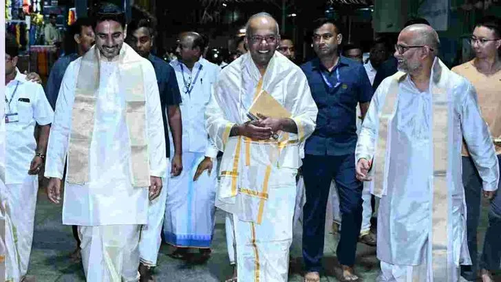 శ్రీవారిని దర్శించుకున్న ఏపీ మంత్రి నారా లోకేశ్