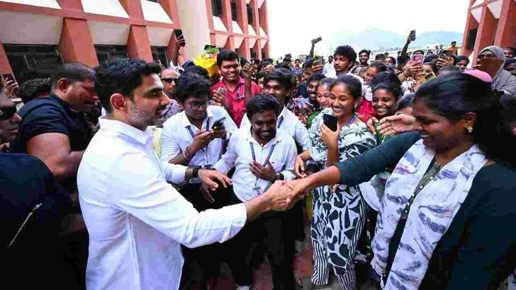 నర్సరావుపేటలో మంత్రి లోకేశ్ పర్యటన