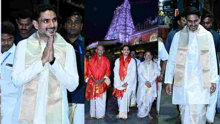 శ్రీవారిని దర్శించుకున్న ఏపీ మంత్రి నారా లోకేశ్