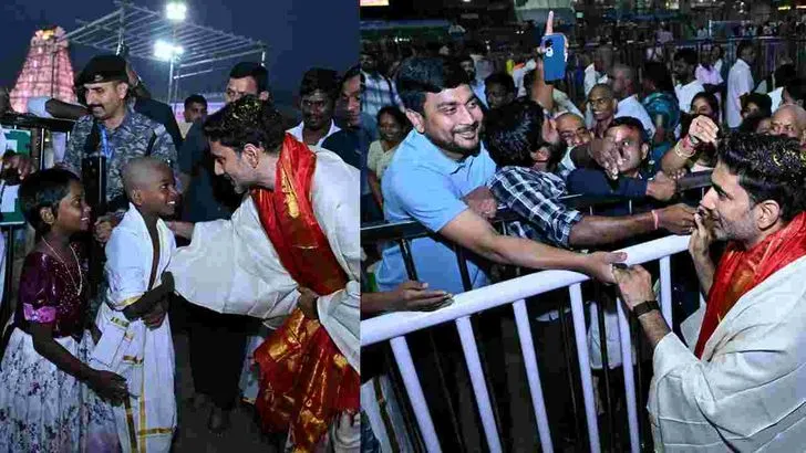 శ్రీవారిని దర్శించుకున్న ఏపీ మంత్రి నారా లోకేశ్